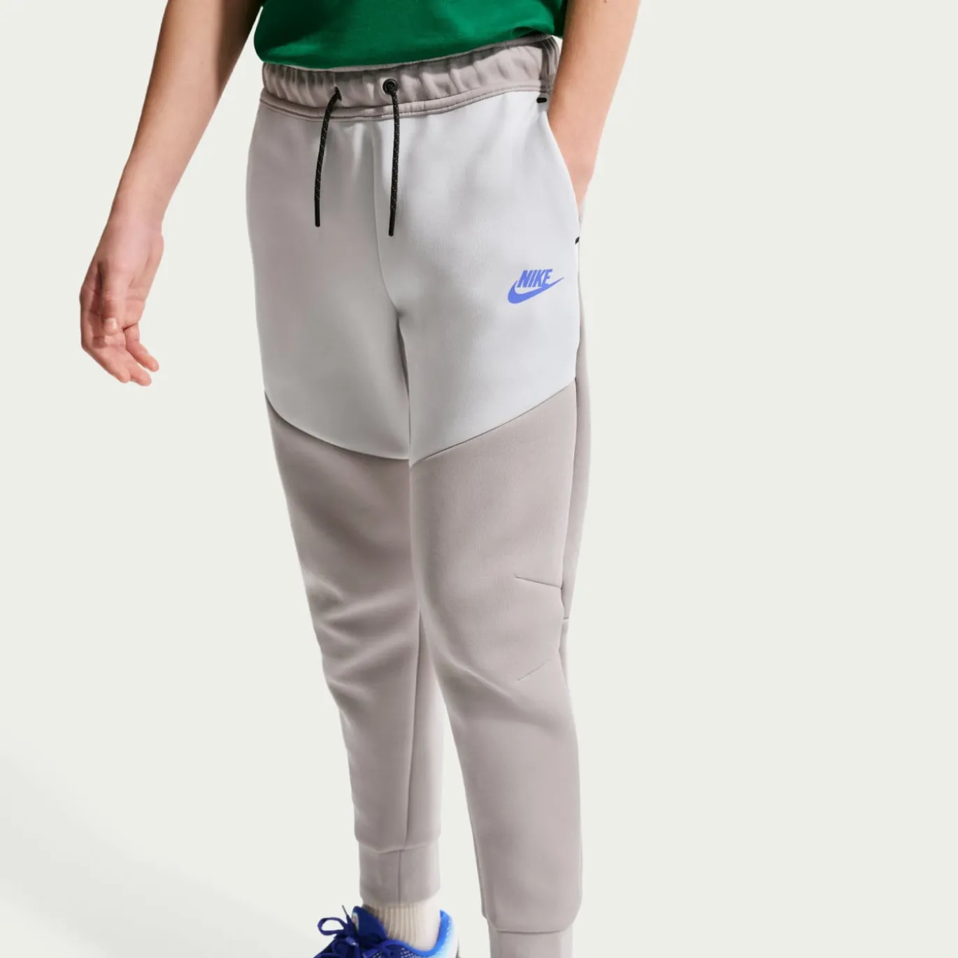 Nike Tech Fleece Sportswear Joggingbroek Kids Grijs Lichtgrijs Zwart