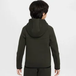 Nike Tech Fleece Sportswear Trainingspak Kids Donkergroen Zwart