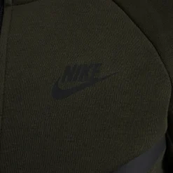 Nike Tech Fleece Sportswear Trainingspak Kids Donkergroen Zwart