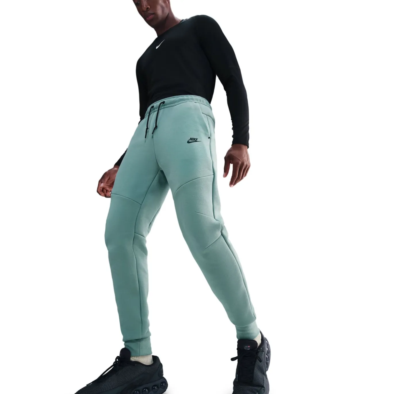 Nike Tech Fleece Sportswear Trainingspak Lichtgroen Zwart