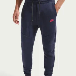 Nike Tech Fleece Sportswear Trainingspak Wit Donkerblauw Rood