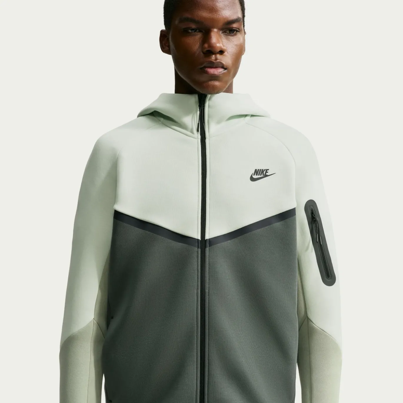 Nike Tech Fleece Sportswear Trainingspak Mintgroen Donkergroen Zwart