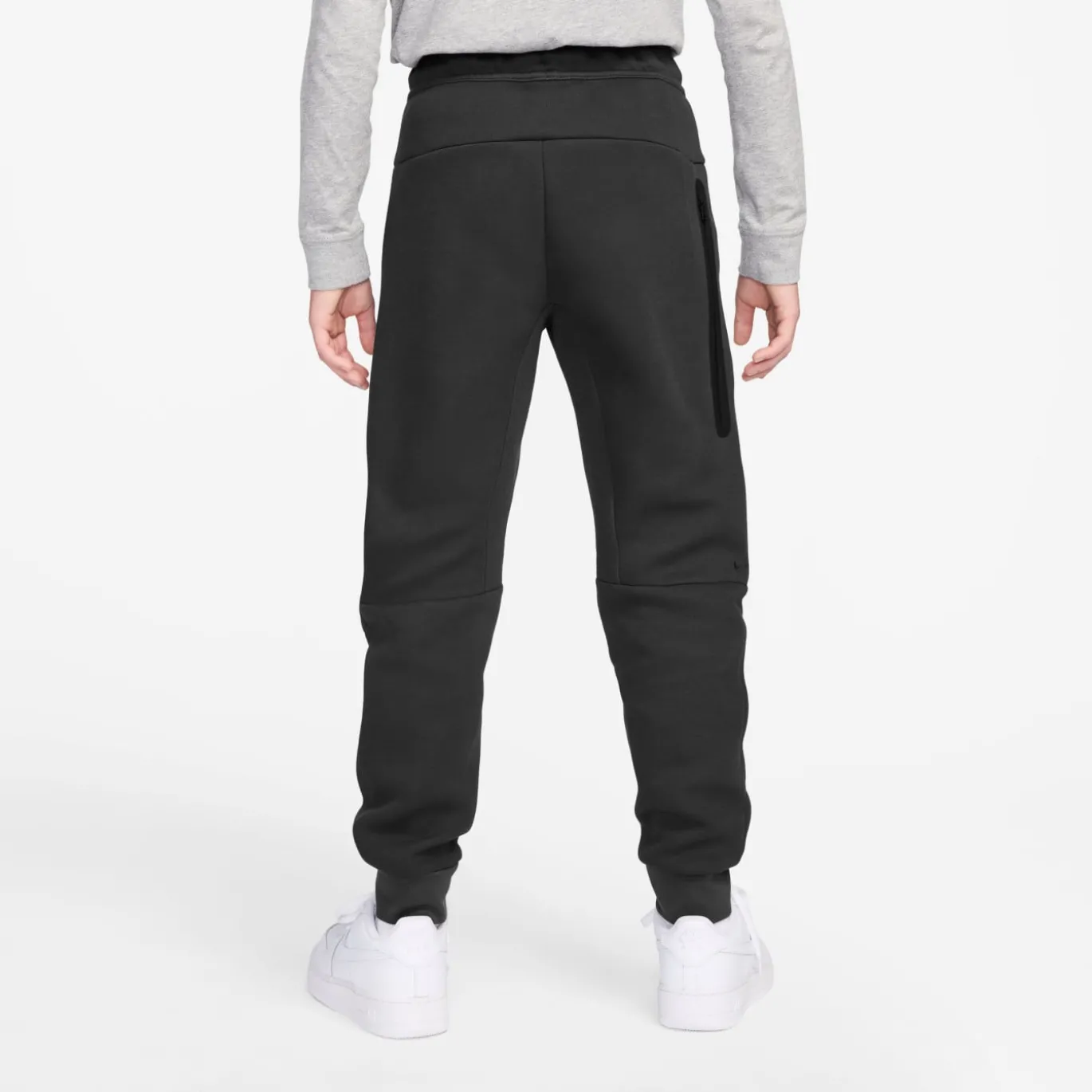 Nike Tech Fleece Sportswear Trainingspak Kids Zwart Donkergrijs Rood
