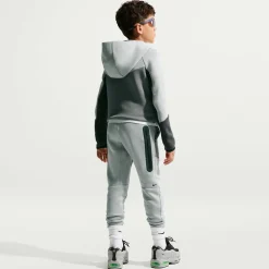 Nike Tech Fleece Sportswear Trainingspak Kids Grijs Donkergrijs Zwart Lichtblauw