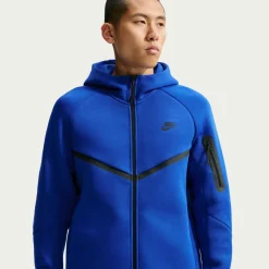 Nike Tech Fleece Sportswear Trainingspak Felblauw Zwart