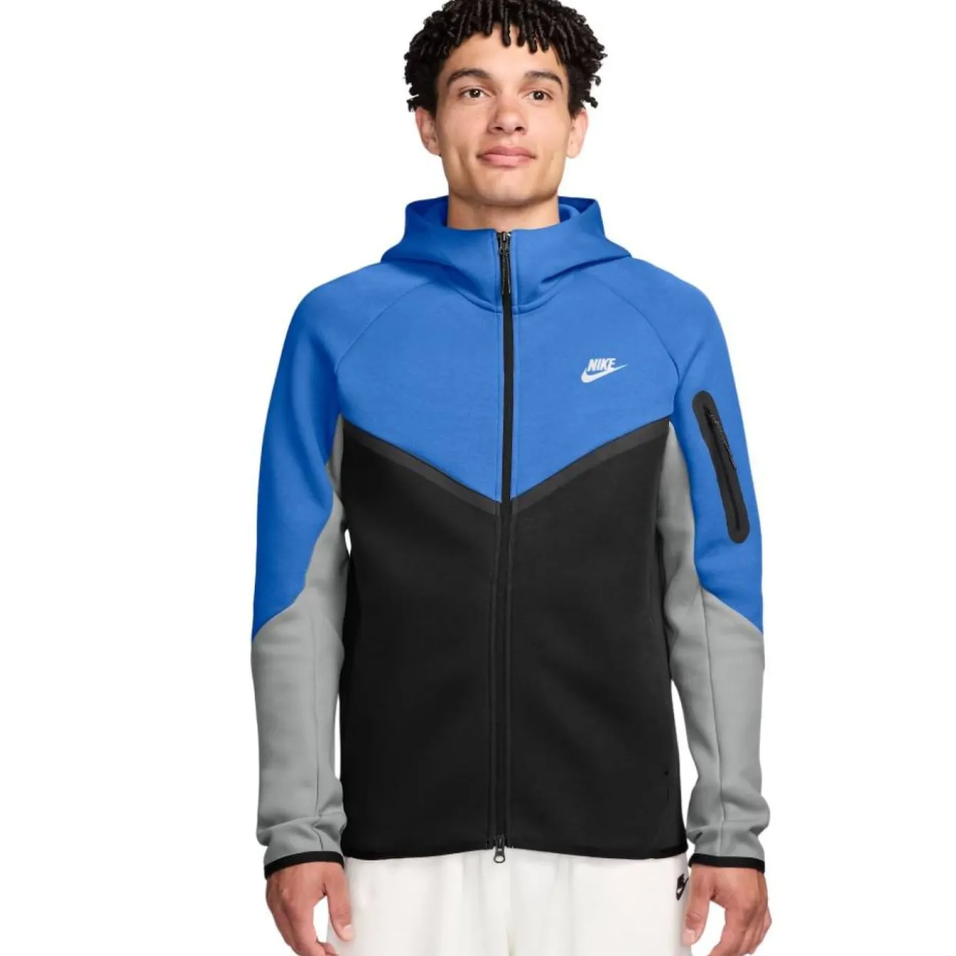 Nike Tech Fleece Sportswear Trainingspak Donkerblauw Zwart Grijs Wit