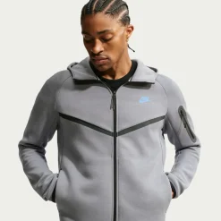 Nike Tech Fleece Sportswear Trainingspak Donkergrijs Blauw Zwart