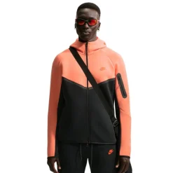 Nike Tech Fleece Sportswear Trainingspak Lichtoranje Zwart Felrood
