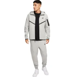 Nike Tech Fleece Sportswear Trainingspak Lichtgrijs Zwart