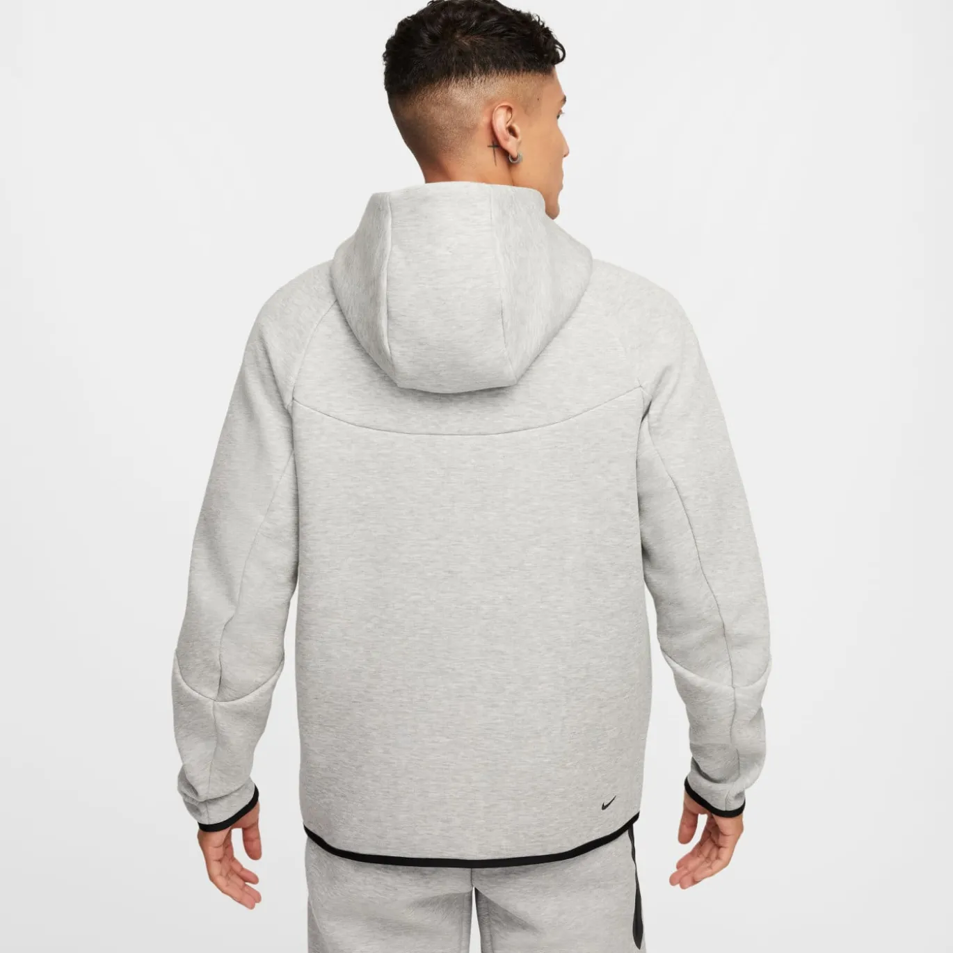 Nike Tech Fleece Sportswear Trainingspak Lichtgrijs Zwart