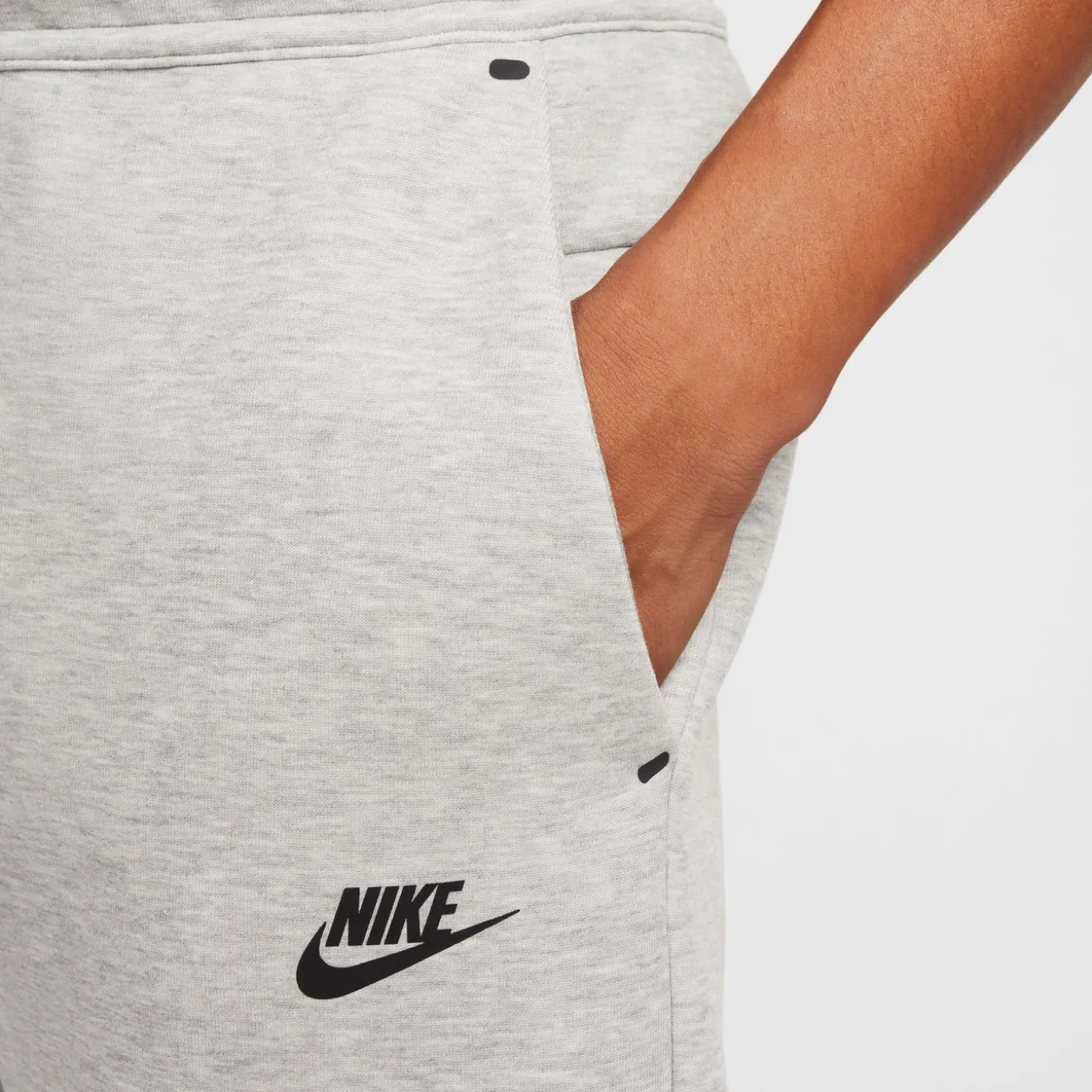 Nike Tech Fleece Sportswear Trainingspak Lichtgrijs Zwart