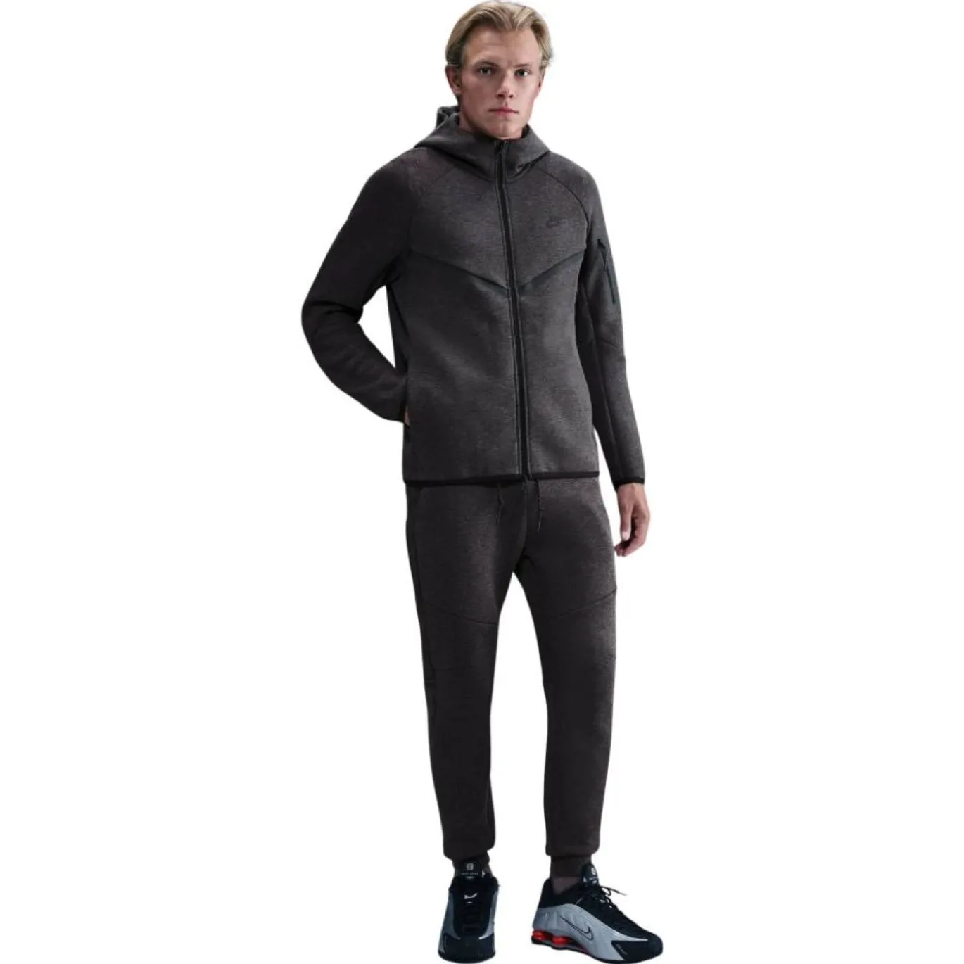 Nike Tech Fleece Sportswear Vest Donkergrijs Zwart