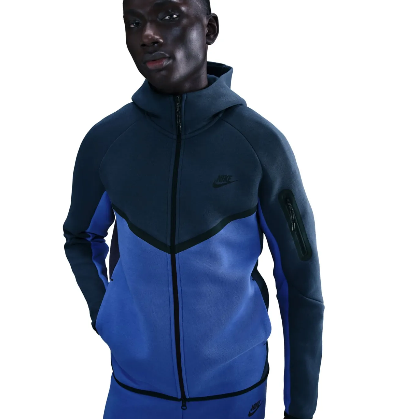 Nike Tech Fleece Sportswear Vest Donkerblauw Paars