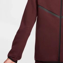 Nike Tech Fleece Sportswear Vest Bordeauxrood Zwart