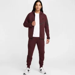 Nike Tech Fleece Sportswear Vest Bordeauxrood Zwart