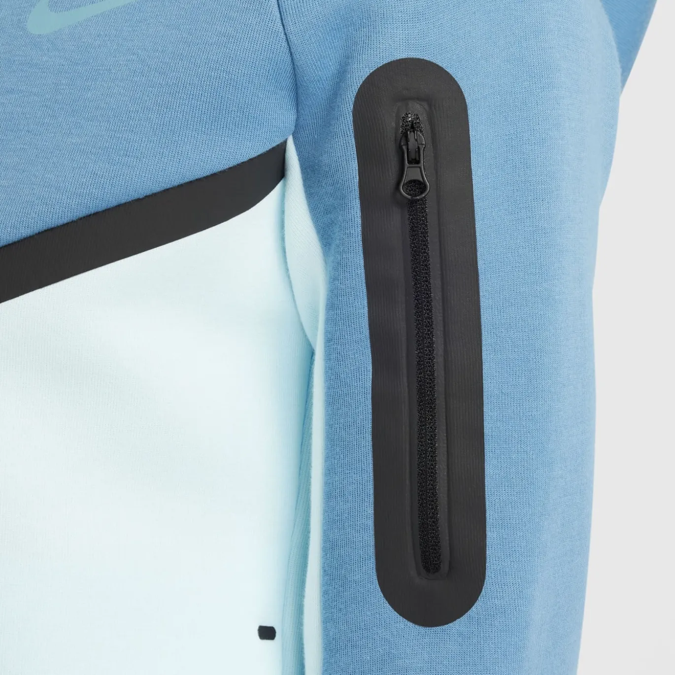 Nike Tech Fleece Sportswear Vest Kids Blauw Lichtblauw Zwart