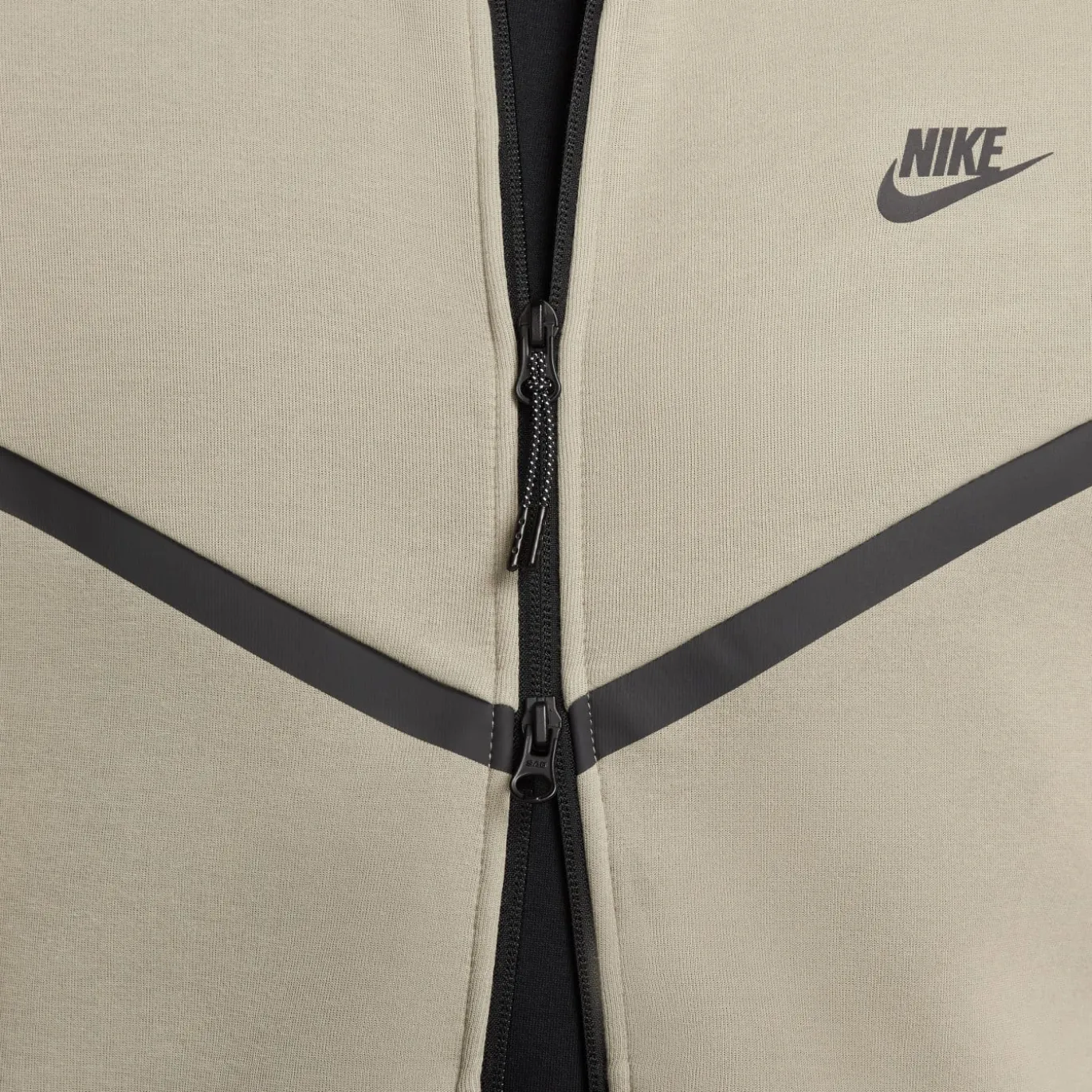 Nike Tech Fleece Sportswear Vest Olijfgroen Zwart
