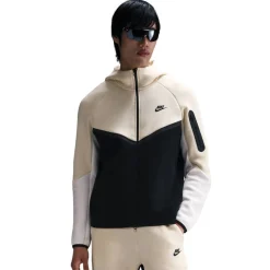 Nike Tech Fleece Sportswear Vest Beige Zwart Gebroken Wit