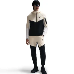 Nike Tech Fleece Sportswear Vest Beige Zwart Gebroken Wit