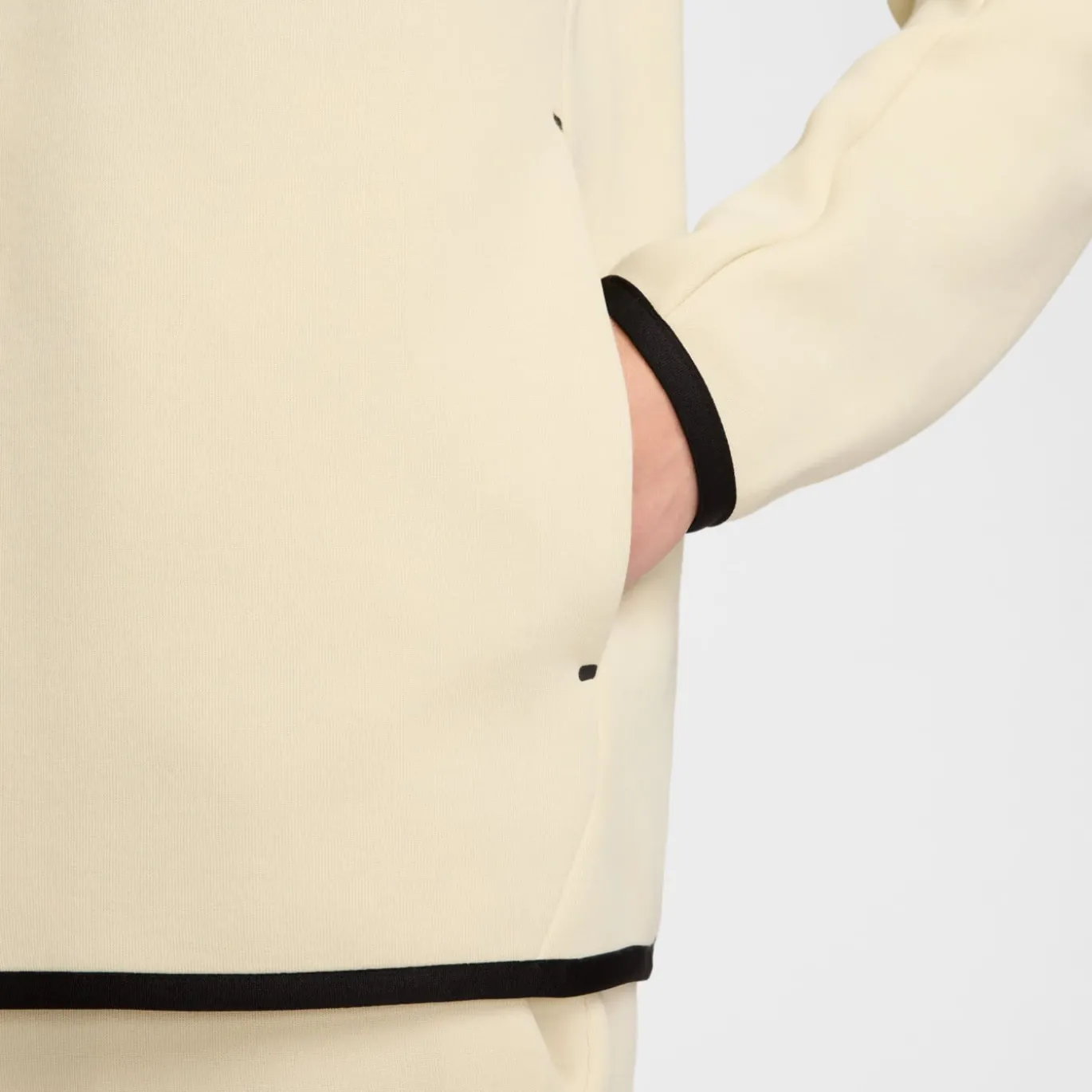 Nike Tech Fleece Sportswear Vest Gebroken Wit Zwart