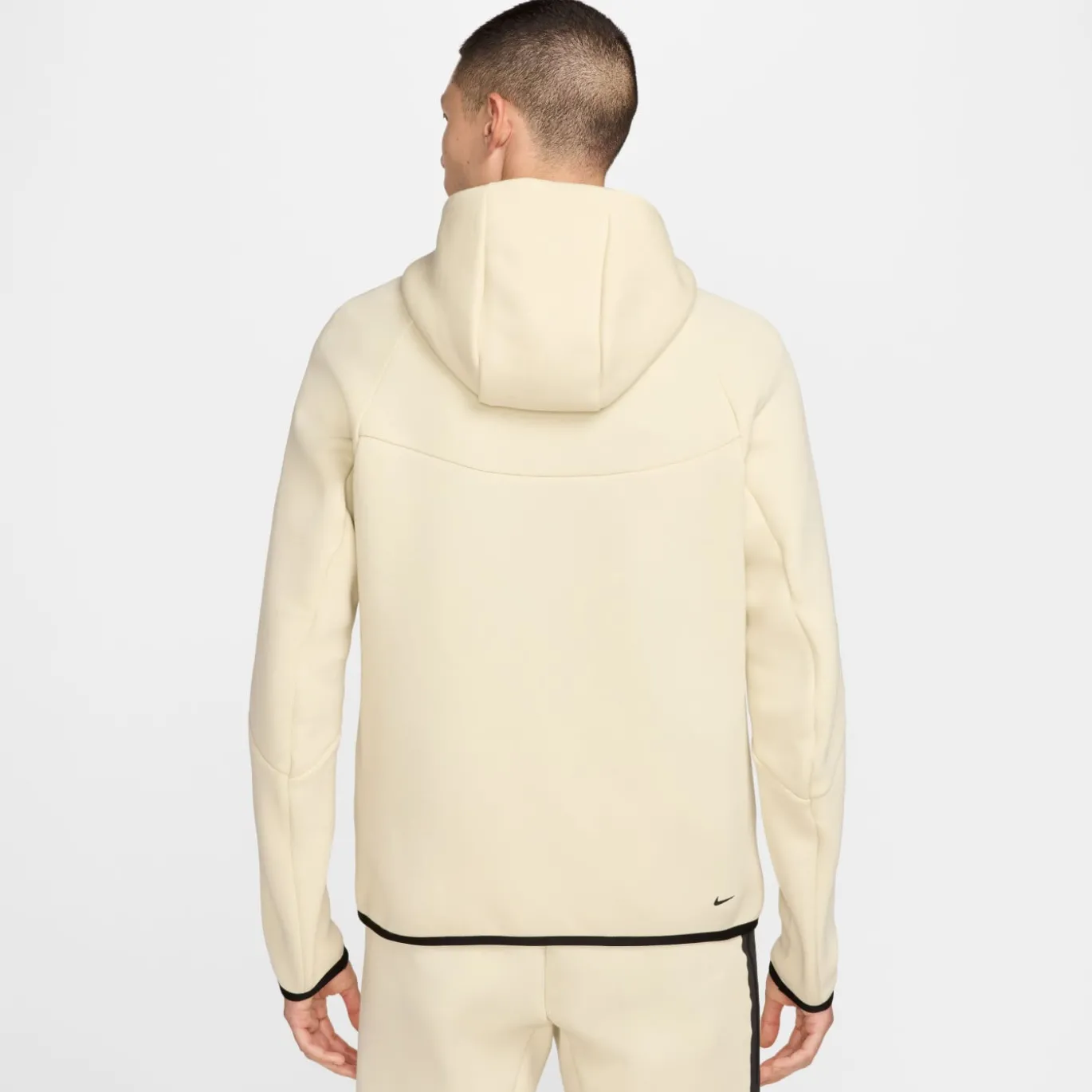 Nike Tech Fleece Sportswear Vest Gebroken Wit Zwart