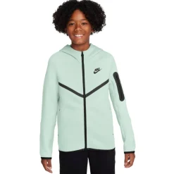 Nike Tech Fleece Sportswear Vest Kids Lichtgroen Zwart