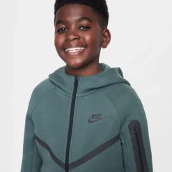 Nike Tech Fleece Sportswear Vest Kids Donkergroen Zwart