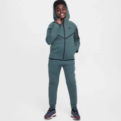 Nike Tech Fleece Sportswear Vest Kids Donkergroen Zwart