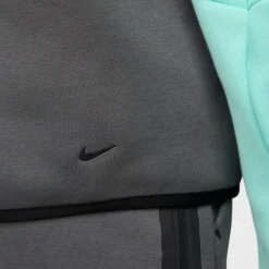 Nike Tech Fleece Sportswear Vest Donkergrijs Turquoise Wit