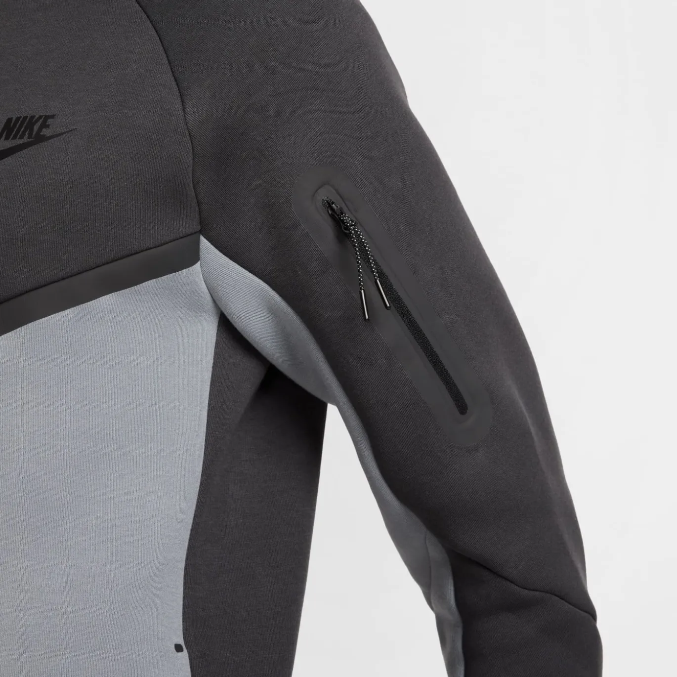 Nike Tech Fleece Sportswear Vest Donkergrijs Grijs Zwart