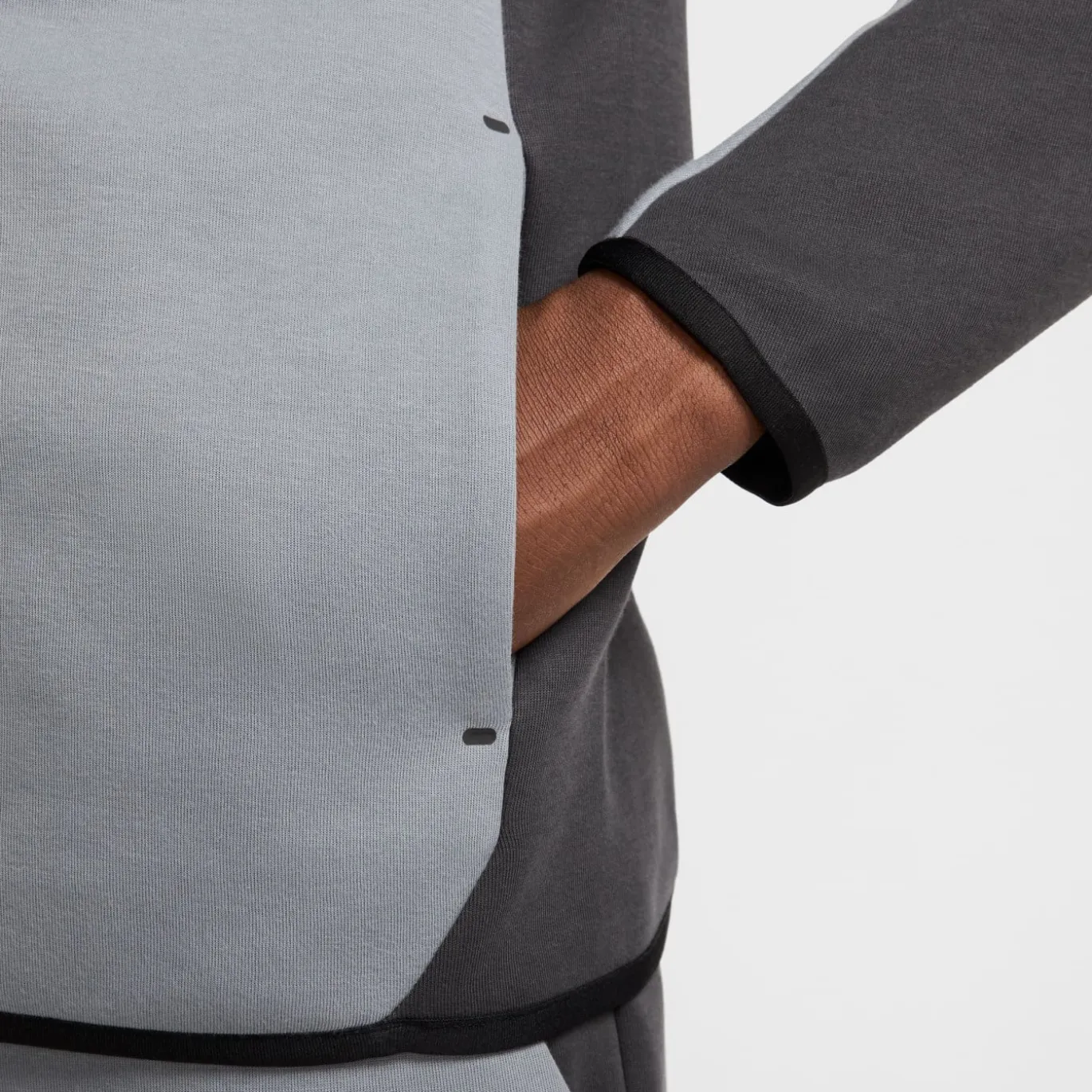 Nike Tech Fleece Sportswear Vest Donkergrijs Grijs Zwart