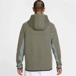 Nike Tech Fleece Sportswear Vest Grijsgroen Lichtgrijs Zwart