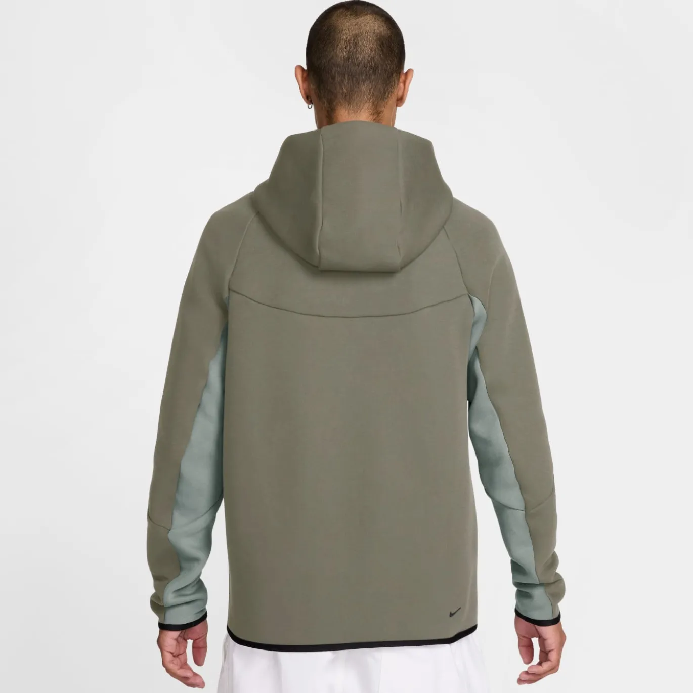 Nike Tech Fleece Sportswear Vest Grijsgroen Lichtgrijs Zwart