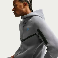 Nike Tech Fleece Sportswear Vest Donkergrijs Blauw Zwart