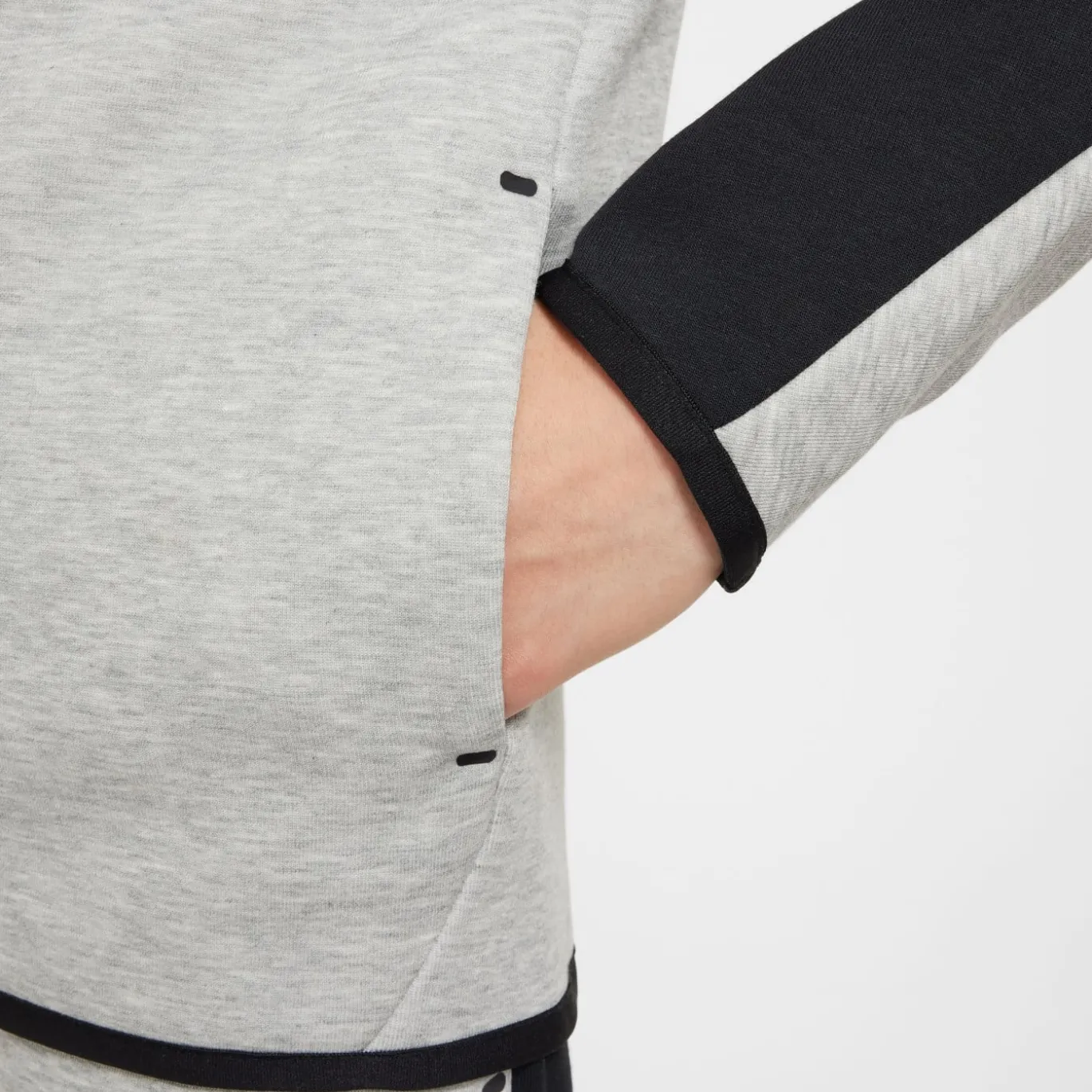 Nike Tech Fleece Sportswear Vest Kids Zwart Lichtgrijs Antraciet