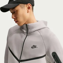 Nike Tech Fleece Sportswear Vest Lichtgrijs Beige Zwart