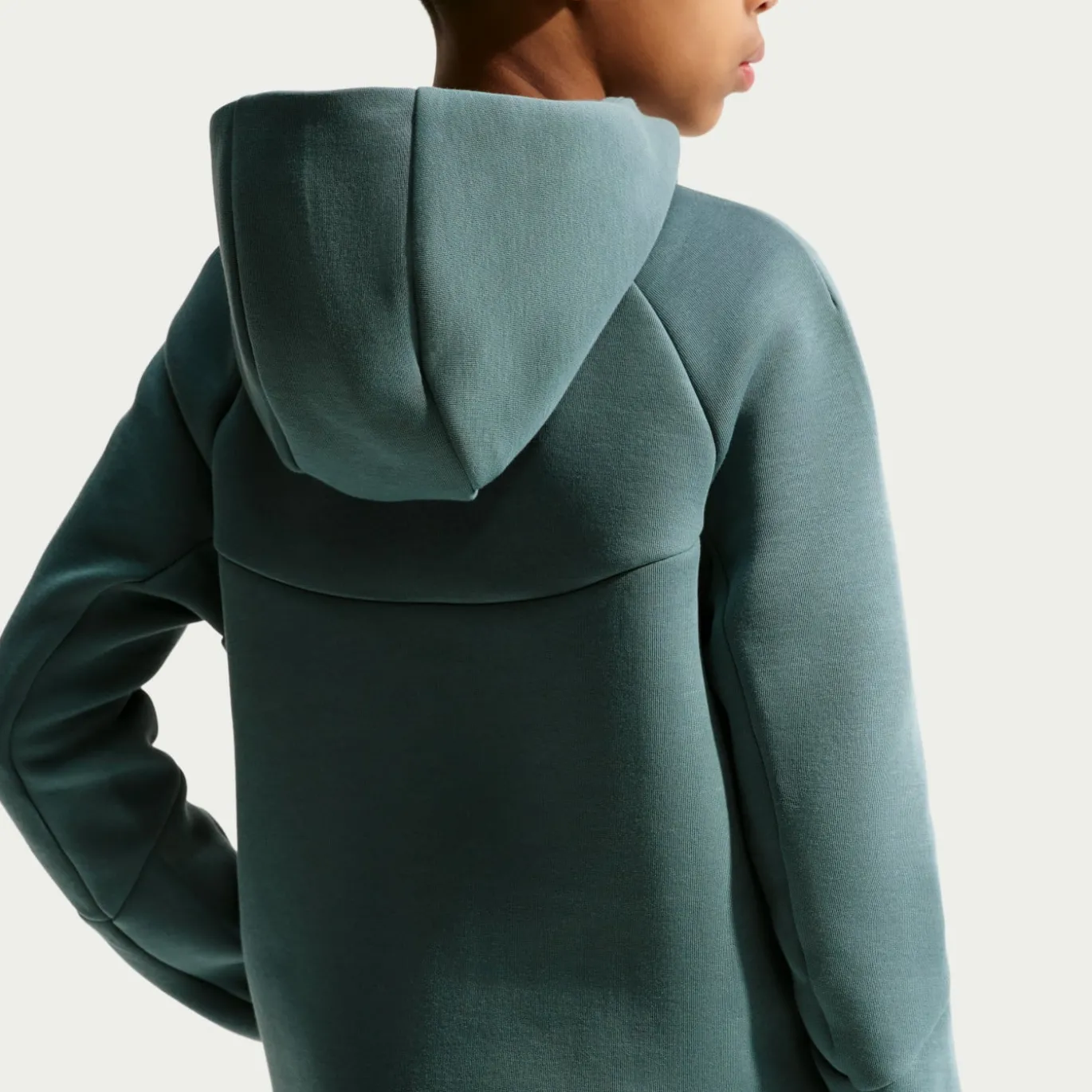Nike Tech Fleece Sportswear Vest Kids Blauwgroen Zwart