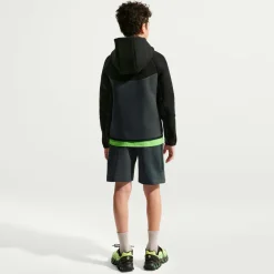 Nike Tech Fleece Sportswear Vest Kids Zwart Donkergrijs Rood