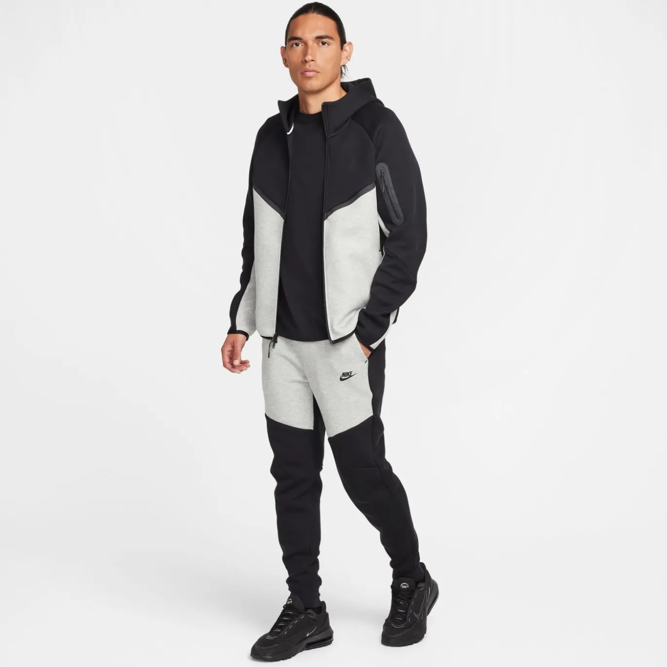 Nike Tech Fleece Sportswear Vest Zwart Lichtgrijs