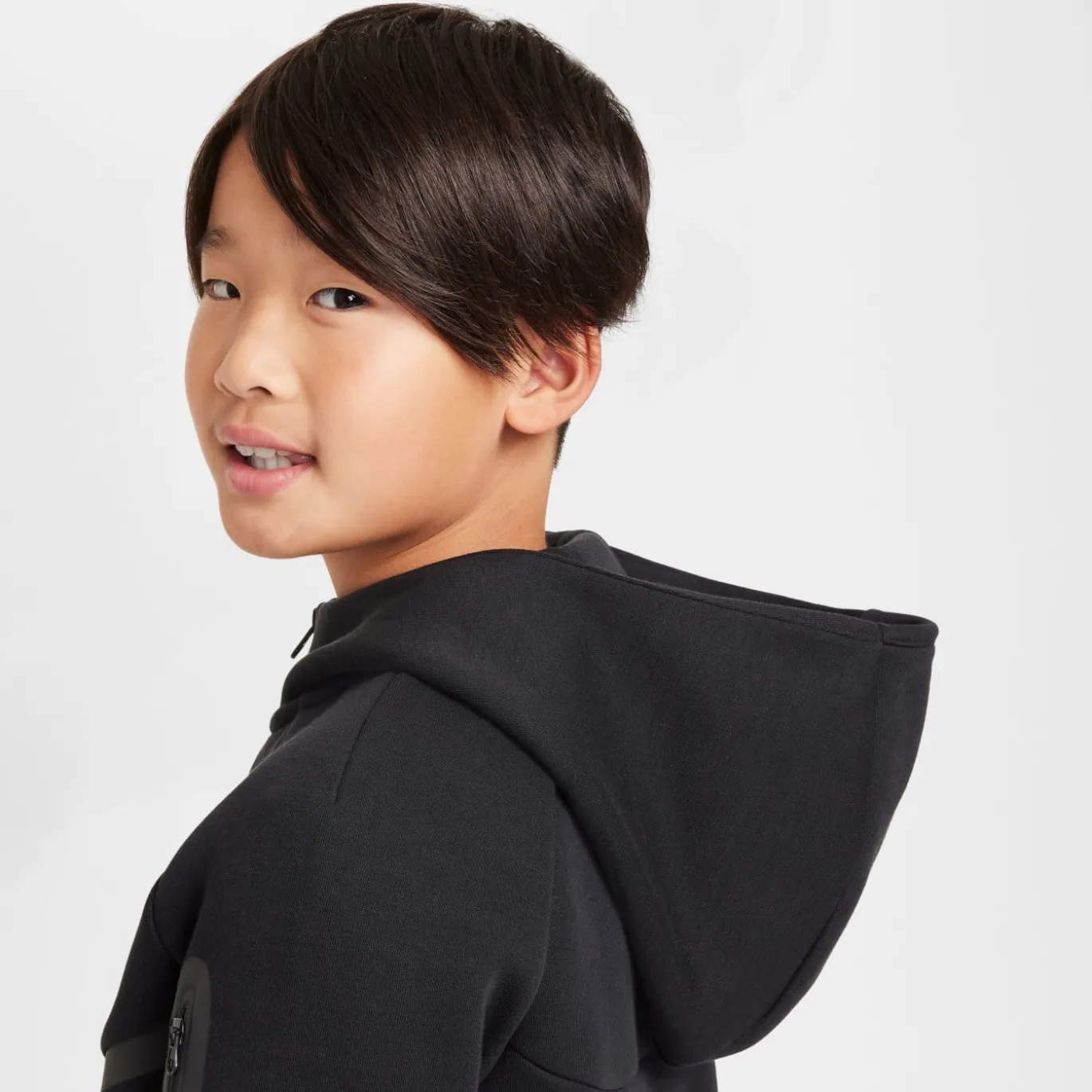 Nike Tech Fleece Sportswear Vest Kids Zwart Donkergrijs