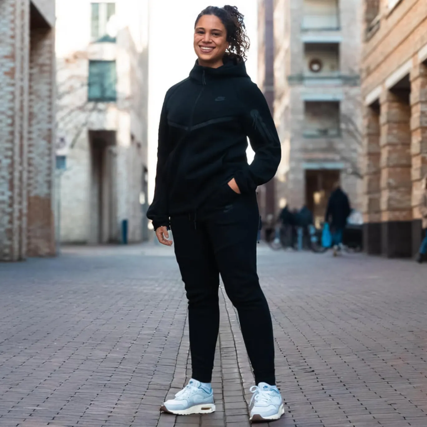 Nike Tech Fleece Sportswear Vest Zwart Donkergrijs