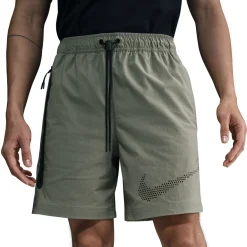 Nike Tech Sportswear Broekje Woven Grijsgroen Zwart