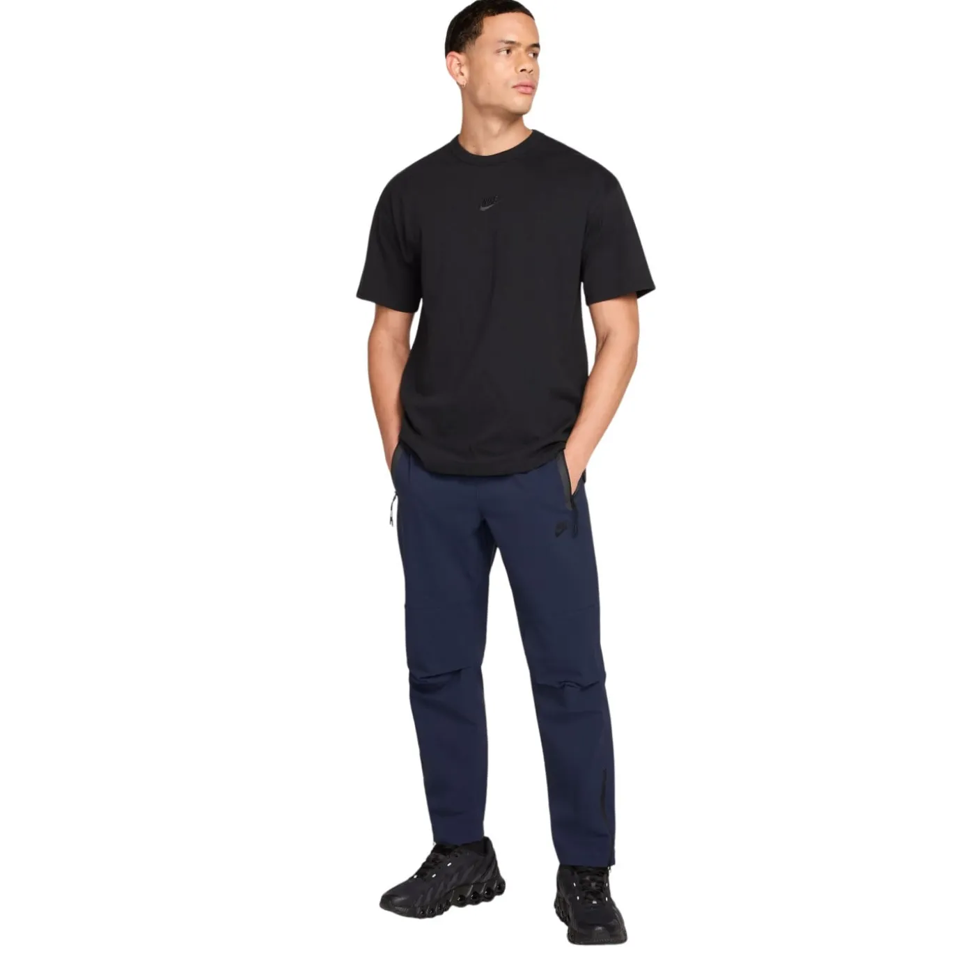 Nike Tech Sportswear Trainingsbroek Woven Donkerblauw Zwart