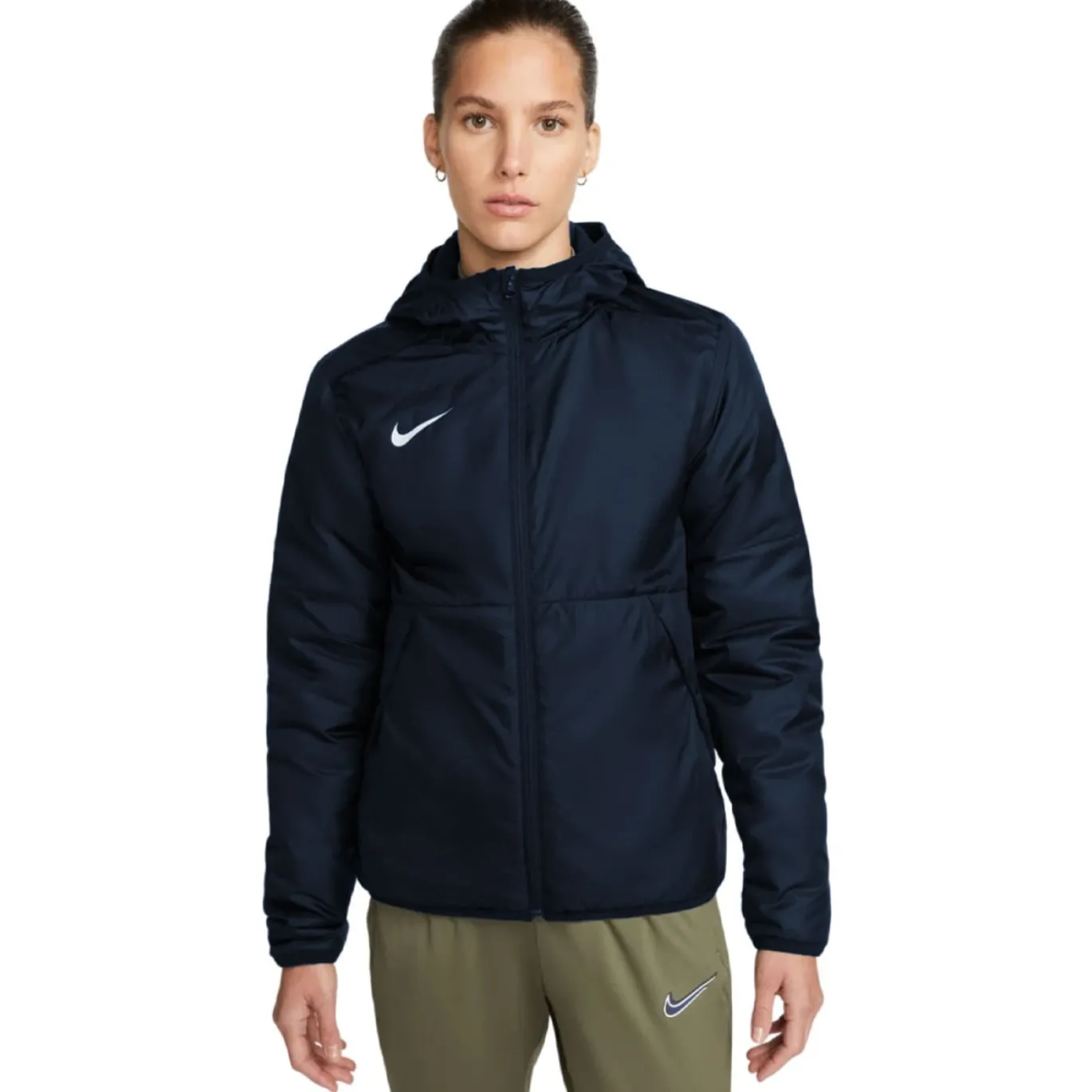 Nike Therma RPL Park 20 Jas Dames Donkerblauw