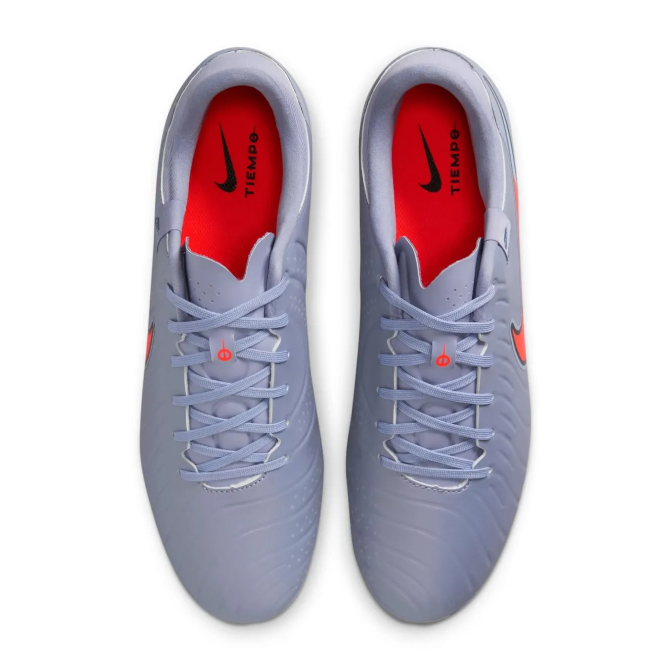 Nike Tiempo Legend 10 Academy Gras / Kunstgras Voetbalschoenen (MG) Lichtblauw Felrood Zwart
