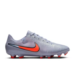 Nike Tiempo Legend 10 Academy Gras / Kunstgras Voetbalschoenen (MG) Lichtblauw Felrood Zwart