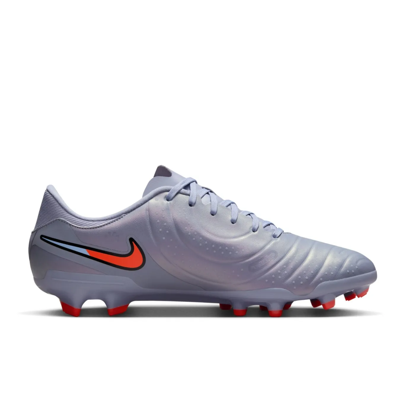 Nike Tiempo Legend 10 Academy Gras / Kunstgras Voetbalschoenen (MG) Lichtblauw Felrood Zwart
