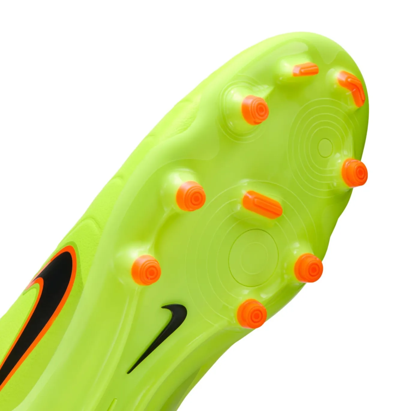 Nike Tiempo Legend 10 Academy Gras / Kunstgras Voetbalschoenen (MG) Neongeel Zwart Oranje