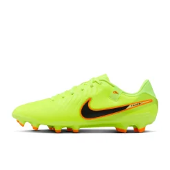 Nike Tiempo Legend 10 Academy Gras / Kunstgras Voetbalschoenen (MG) Neongeel Zwart Oranje
