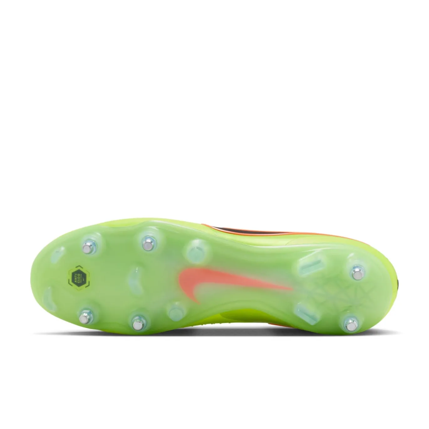 Nike Tiempo Legend 10 Elite IJzeren-Nop Voetbalschoenen (SG) Anti-Clog Neongeel Zwart Oranje